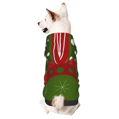 Hundepullover mit Weihnachtsmuster, für den Winter, Hundepullover von CFAN