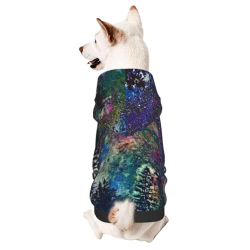 Hundepullover mit abstraktem Himmel und Wald, Winterpullover für Hunde Hundepullover mit abstraktem Himmel und Wald, Winterpullover für Hunde von CFAN
