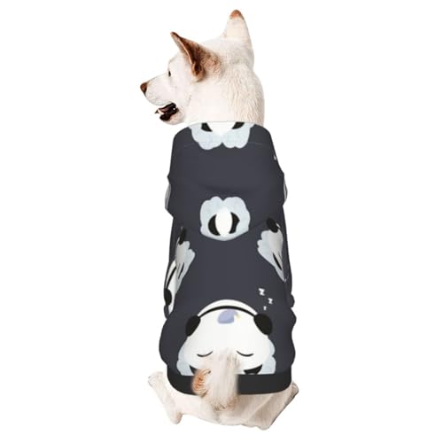Niedlicher Hunde-Kapuzenpullover mit schlafendem Panda, Haustierkleidung, für kleine und mittelgroße Hunde von CFAN