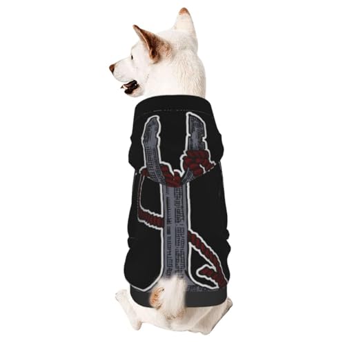 Vintage Anchor Graphic Hunde-Wintermantel mit Kapuze, Hundekleidung für kleine Hunde, Haustier-Kapuzenpullover, Katzenbekleidung Vintage Anchor Graphic Hunde-Wintermantel mit Kapuze, Hundekleidung für kleine Hunde, Haustier-Kapuzenpullover, Katzenbekleidung von CFAN