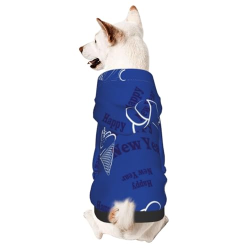 Winterpullover mit Eiscreme-Muster, für kleine Hunde, mit Kapuze von CFAN