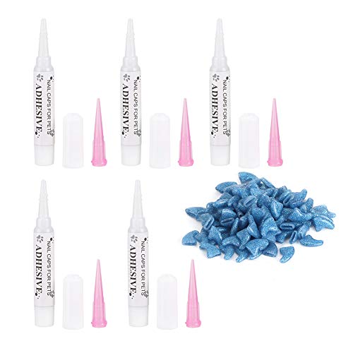 100 Pcs Pet Cat PVC Nagelabdeckung Pfoten Klaue Pflegezubehör Katzennagelabdeckung Katzen -Katze Klaue Pet Nagel Pflegeabdeckung Katzenpfoten Katze Zubehör Katze Sind Nagel (S) von CFTGIW
