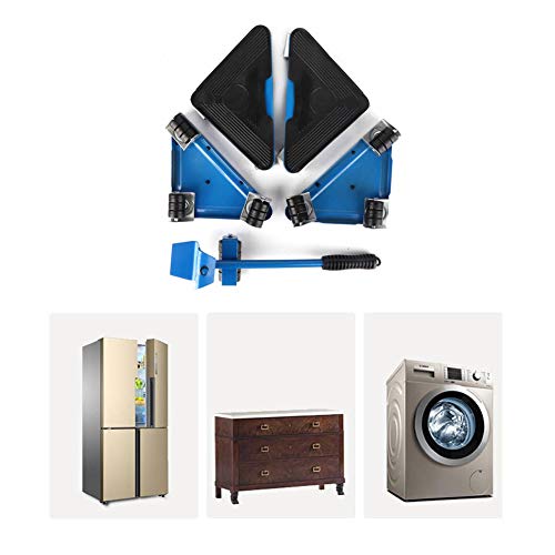 CFTGIW 5pcs Schwermöbel Transport Tragbarer Dreieck Roller Move House Set Entfernung Hebewerk Tool Pry Bar Geeignet für Möbelentfernungstransport Möbel Werkzeughöhle Möbel von CFTGIW