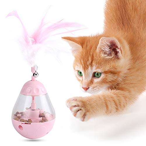 CFTGIW ABS Pet Electric Leckage Food Swing mit Bell Cat Educational Teaser Funny Toy Start. von Qualitativ Hochwertiger Ma Pet Toycat Toycat Elektrische Leckage Food Toy mit Feder CFTGIW ABS Pet Electric Leckage Food Swing mit Bell Cat Educational Teaser Funny Toy Start. von Qualitativ Hochwertiger Ma Pet Toycat Toycat Elektrische Leckage Food Toy mit Feder von CFTGIW
