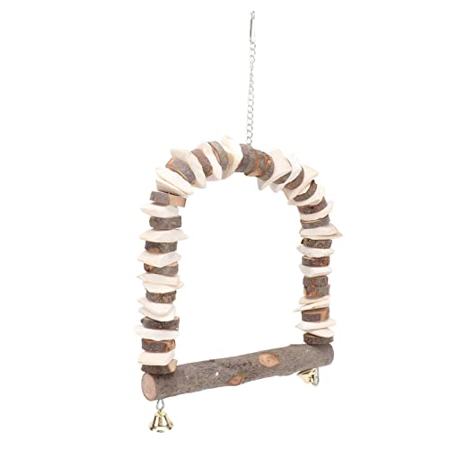 CFTGIW Bird Swing Toy Hanging Swing Perch Sachstand für SPAKEETS -Papageien Vögel und Cockusesl Bird Toy Swang Toyhaanging, um Tintenfische Sehr zu Beißen (#2) von CFTGIW