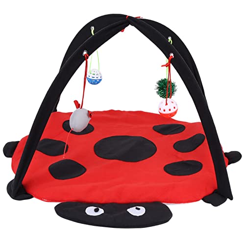 CFTGIW Faltbare Katzenaktivität Spiele MAT Tent Multifunktion Pet Bett Bett mit Hängenden Spielzeugbällen Material: Robust und Katzenspiel Matcat Spiele Tentcat Aktivität Matcat CFTGIW Faltbare Katzenaktivität Spiele MAT Tent Multifunktion Pet Bett Bett mit Hängenden Spielzeugbällen Material: Robust und Katzenspiel Matcat Spiele Tentcat Aktivität Matcat von CFTGIW