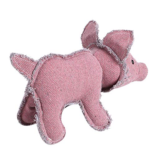 CFTGIW Füllen Sie Baumwollrote Zähne Mahlen Molar Kaut Bauen Interaktives Training Spielzeug für Hunde Ihr Aufgeregtes Spiel PR -Hund Toydog Bitchen Toydog Molar Kauspielzeug (Leinwandschwein) von CFTGIW