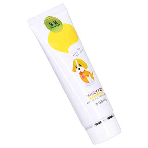 CFTGIW Haustier DIY H Farbstoff Colo Creme Temporärer Hund Nicht -H -Färben Pflegewerkzeug 80G Haustier Farbstoff Creamdog Cremepet Colo Cremepet Temporäres Dyedog Non? Dye Unsere (Gold-gelb) von CFTGIW