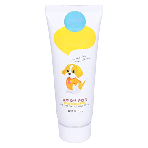 CFTGIW Haustier DIY H Farbstoff Colo Creme Temporärer Hund Nicht -H -Färben Pflegewerkzeug 80G Haustier Farbstoff Creamdog Cremepet Colo Cremepet Temporäres Dyedog Non? Dye Unsere (Green) von CFTGIW