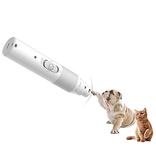 CFTGIW Haustier Hunde Katzenkrallen Nagelpfeiler Schleifwerkzeug Elektrische Mühle Ausrüstung USB -Ladnagel -Politur Pet Nagellackerpet Nagelpfeilwerkzeug (der Finger F. (Rüstung Mühle) von CFTGIW