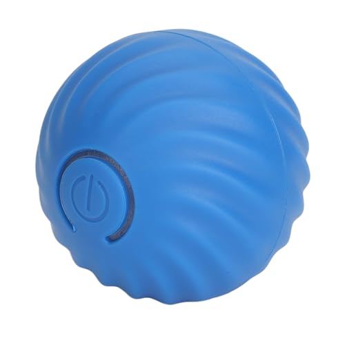 CFTGIW Interaktives Katzenspielzeug B mit LED -Licht USB Wiederaufladbare 360 ​​-Grad -Selbstauto -Rotation B für Hunde Haustiere Red Interactive Cat Ball Interaktive Katzenballinteraktiven (Blue) von CFTGIW