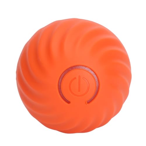 CFTGIW Interaktives Katzenspielzeug B mit LED -Licht USB Wiederaufladbare 360 ​​-Grad -Selbstauto -Rotation B für Hunde Haustiere Red Interactive Cat Ball Interaktive Katzenballinteraktiven (Rot) von CFTGIW