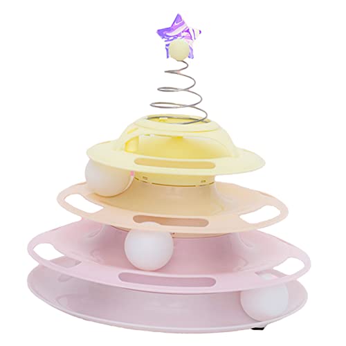 Cat Toy Roller 3 Levels Antislip -Basis Einfach zu Interaktives Plattenspieler -Spielzeug Zum Schlagen von Swatting Candy Cat Toy Toy Rollercat B Toyinteraction Cat Toycat Turntable Toycat Tracks Cat Toy Roller 3 Levels Antislip -Basis Einfach zu Interaktives Plattenspieler -Spielzeug Zum Schlagen von Swatting Candy Cat Toy Toy Rollercat B Toyinteraction Cat Toycat Turntable Toycat Tracks von CFTGIW