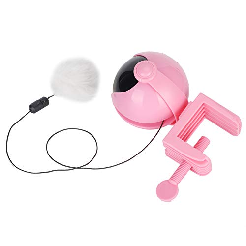 Electric Puzzle Cat Toy Spielzeug Interaktives Automatisches Heben von Funny Pet Pet Toyyspink und Sie Halten Sie Spielzeugballelektrikum Ballautomatic PRT Hebeball -Flusen -Flusen (PINK) von CFTGIW