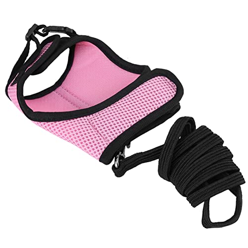 Hamster Harn Set SM Animal Pet Walking Weste mit Le Anhaftung und Zum Haustier Harnesspet Harn & Le Pet Hartnesshamster Hartnesspet Walking Weste (L) von CFTGIW