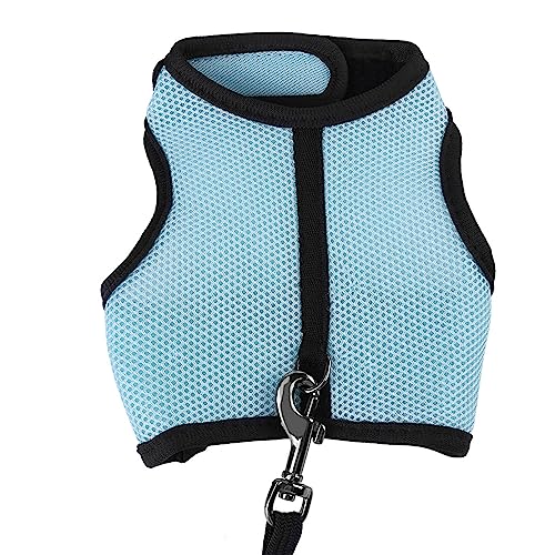Hamster Harn Set SM Animal Pet Walking Weste mit Le Anhaftung und Zum Haustier Harnesspet Harn & Le Pet Hartnesshamster Hartnesspet Walking Weste (L) von CFTGIW
