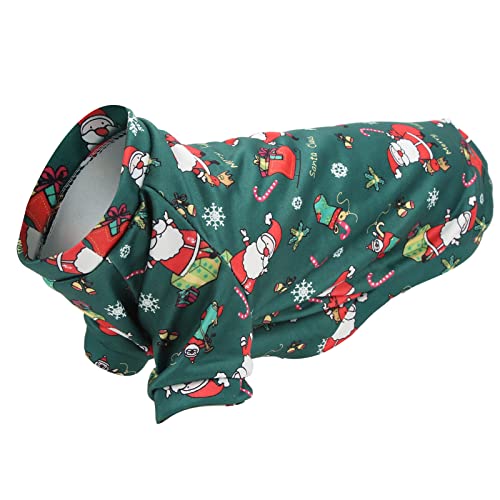 Haustierpullover Kleidung Atmungsaktiv Gs Entzückend Cartoon Druck Warmheilige Weihnachtskleidung für SM Pet Pet Pullover Kleidung Dog Weihnachtspullover Bequem und Krieg (L) von CFTGIW
