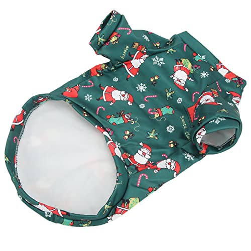 Haustierpullover Kleidung Atmungsaktiv Gs Entzückend Cartoon Druck Warmheilige Weihnachtskleidung für SM Pet Pet Pullover Kleidung Dog Weihnachtspullover Bequem und Krieg (XL) von CFTGIW