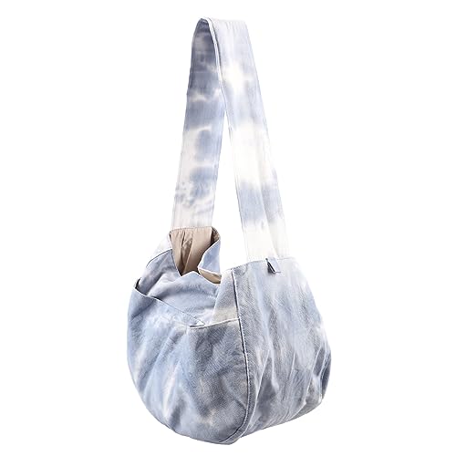 Haustierträger Atmungsaktiv S SM Haustier Schulter mit Zusätzlicher Tasche für Welpenkatze Blue Pet Carriercat Carriersm Hundeträgerpupp Innen zu Multi Desi von CFTGIW