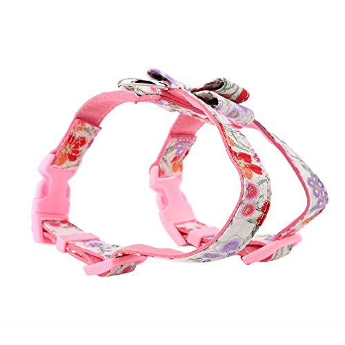 Hund Harn Bowknot Weiche Fliege Welpe Weste St. Blei Haken Traktion 5 für Hunde Backnessbowknot Hundeturts Hunde Hartnessdog St. (S) von CFTGIW