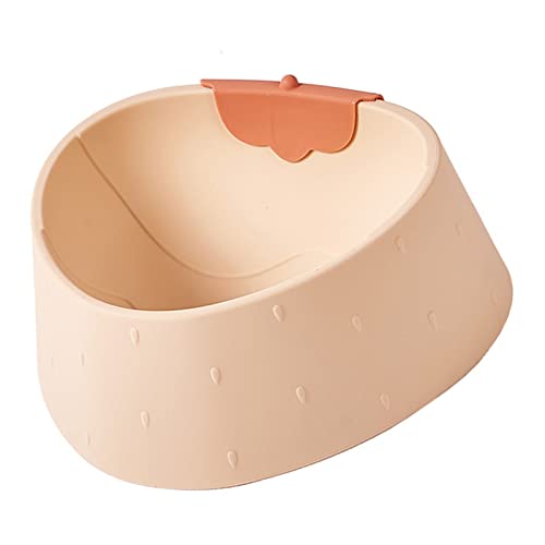 Pet Bowl Slip Kollision Süßes Erdbeer -Katzenfuttergericht für Hundepack Pink Pet Bowlpet Cat Bowlcat Food Schüsselkuchen -Getränk (PINK) von CFTGIW