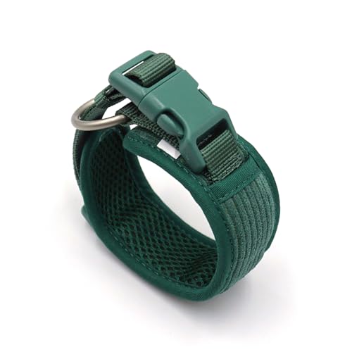 CFZSALK Hundehalsband mit Namen, personalisierbar, graviert, schnell lösbares Schnallenhalsband for kleine, mittelgroße und große Hunde(6,4) von CFZSALK