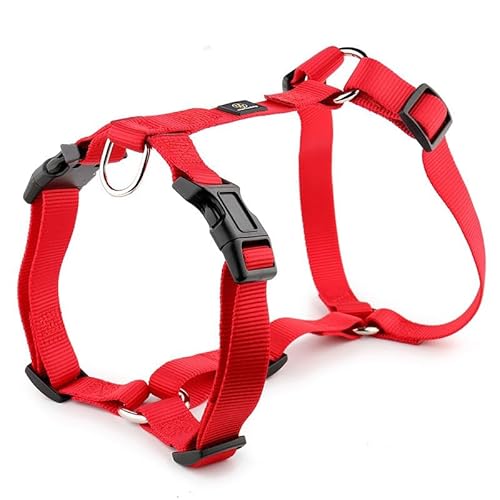 H-förmiges Hundegeschirr, explosionsgeschützter, weicher Brustgurt, strapazierfähiges Nylon-Haustierleinenzubehör for mittelgroße und große Hunde(1,3) von CFZSALK