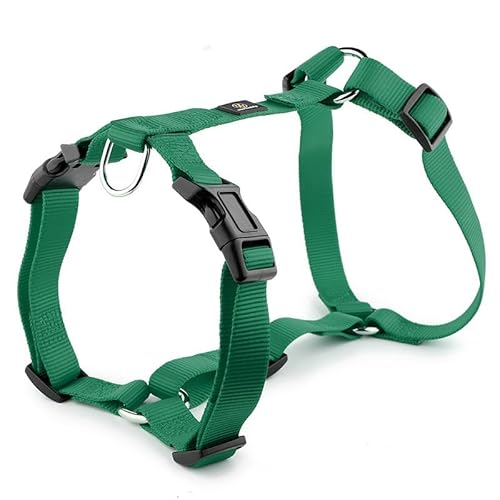 H-förmiges Hundegeschirr, explosionsgeschützter, weicher Brustgurt, strapazierfähiges Nylon-Haustierleinenzubehör for mittelgroße und große Hunde(2,4) von CFZSALK