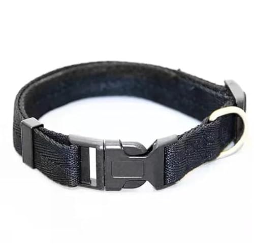 Hundehalsband aus Nylon, verstellbare Clip-Schnalle, Hundehalsbänder, Kopfhalsbänder, Größe S/M/L/XL, Zubehör for Welpen und große Hunde breites hundehalsband(2,4) von CFZSALK