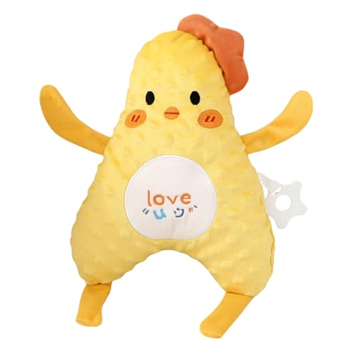 CGACCSD Crib Soother, Baby Soother | Stofftierspielzeug - Bequeme sensorische Plüschpuppe für Mädchen, weiche Schlafenszeitbegleiter, Kindergartendekoration von CGACCSD
