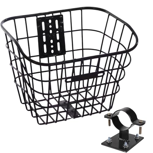 CGACCSD Fahrradkorb Front - Lenkerkorb - Abnehmbarer Transportkorb für Scooter und Dreirad mit Stauraum für Hunde Katzen Haustiere Früchte Einkäufe CGACCSD Fahrradkorb Front - Lenkerkorb - Abnehmbarer Transportkorb für Scooter und Dreirad mit Stauraum für Hunde Katzen Haustiere Früchte Einkäufe von CGACCSD