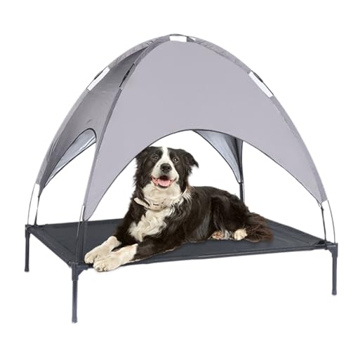 CGACCSD Hundebett Mit Vordach | Haustierzelt,& Zusammenklappbar Mit Sonnenschutz, Isoliert, Atmungsaktiv Und Hoher Tragfähigkeit Für Wohnung, Terrasse Sowie Große Und Kleine Hunderassen CGACCSD Hundebett Mit Vordach | Haustierzelt,& Zusammenklappbar Mit Sonnenschutz, Isoliert, Atmungsaktiv Und Hoher Tragfähigkeit Für Wohnung, Terrasse Sowie Große Und Kleine Hunderassen von CGACCSD