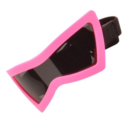 CGACCSD Hundesonnenbrille - Winddichte Schutzbrille Für Hunde,Haustier Sonnenschutz Mit Verstellbarem Band Für Sommerausflüge Outdoor Wandern Spaziergang UV Schutz von CGACCSD