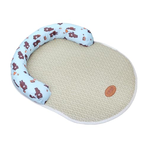 CGACCSD Kühlmatte für Katzen, Kühlunterlage für kleine Haustiere, 15x11 Zoll Kühlkissen Sommer-Haustierbett, Kühlunterlage für Hundebetten im Freien, Sommer-Kühlmatte und Schlafunterlage, tragbare von CGACCSD