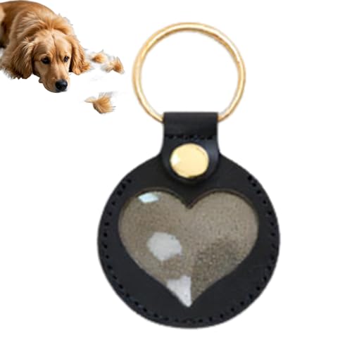 CGACCSD Schlüsselanhänger zum befüllen tierhaar, schlüsselanhänger für tierhaare Katze, schlüsselanhänger mit Katzenhaar, Haustier Gedenkgeschenke für Tasche von CGACCSD