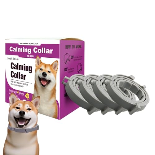 CGACCSD Trennhalsband für Hunde, Anti-Mauven-Halsband für Hunde, langlebige 4-teilige Befriedungshalsbänder für eine dauerhafte Linderung | Zubehör für Haustiere CGACCSD Trennhalsband für Hunde, Anti-Mauven-Halsband für Hunde, langlebige 4-teilige Befriedungshalsbänder für eine dauerhafte Linderung | Zubehör für Haustiere von CGACCSD