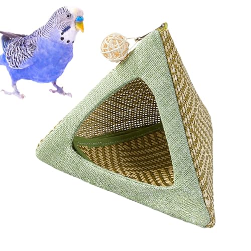 CGACCSD Vogel Hängematte | Aufhängbares Wellensittich Bett | Geflochtenes Atmungsaktives Versteck Für Wellensittiche Und Nymphensittiche Zum Ausruhen CGACCSD Vogel Hängematte | Aufhängbares Wellensittich Bett | Geflochtenes Atmungsaktives Versteck Für Wellensittiche Und Nymphensittiche Zum Ausruhen von CGACCSD