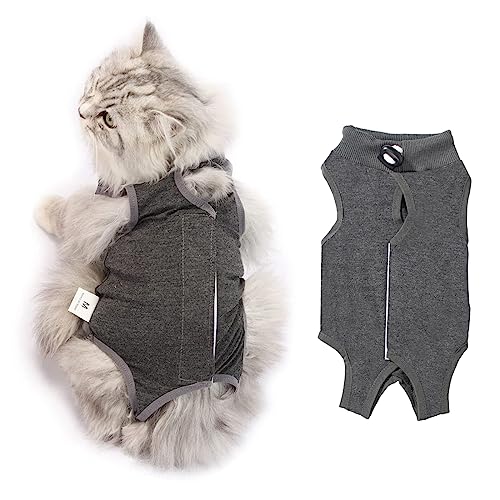 Professioneller Genesungsanzug für Katzen bei Bauchwunden oder Hautkrankheiten, Alternative zum E-Halsband für Katzen, nach Operationen, Pyjama-Anzug Professioneller Genesungsanzug für Katzen bei Bauchwunden oder Hautkrankheiten, Alternative zum E-Halsband für Katzen, nach Operationen, Pyjama-Anzug von CGLRybO