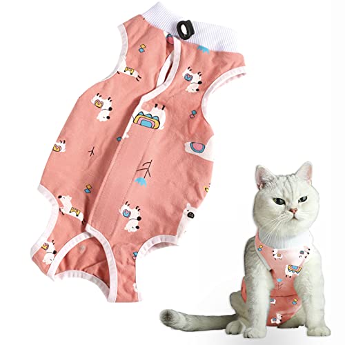 CGLRybO Katzenbody Nach Op Anti-leckende Cat Professional Recovery Anzug Hunde Katze Kleidung Nach Kastration Alternative Chirurgischer Erholungsanzug für Bauchwunden oder Hautkrankheiten CGLRybO Katzenbody Nach Op Anti-leckende Cat Professional Recovery Anzug Hunde Katze Kleidung Nach Kastration Alternative Chirurgischer Erholungsanzug für Bauchwunden oder Hautkrankheiten von CGLRybO