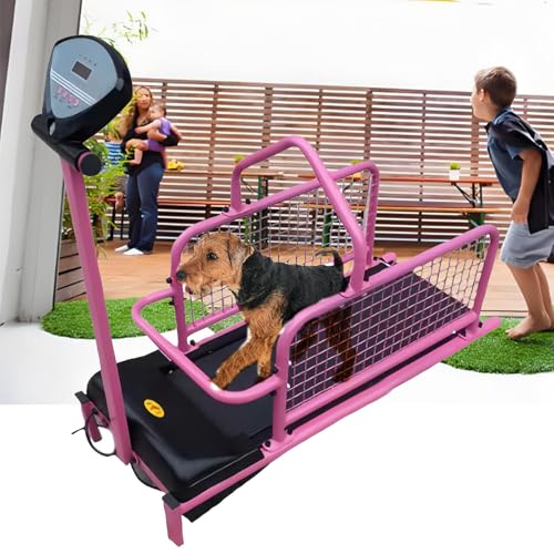 Hundelaufband für kleine und mittelgroße Hunde, Hundelaufband, Haustier-Laufmaschine mit LCD-Bildschirm, 176 Pfund, Tiertrainingsgerät Hundelaufband für kleine und mittelgroße Hunde, Hundelaufband, Haustier-Laufmaschine mit LCD-Bildschirm, 176 Pfund, Tiertrainingsgerät von CGLYYDS