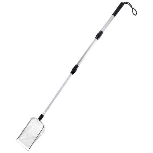 CGTQROVR Katzenstreu Scoop Metal 41.7 Ausziehbarer Langgriff Kitty Litter Schöpfer 5mm Fine Mesh Abnehmbarer Metallschaufel mit Gummi-Griff Nicht-Stick-Schaufel ideal zum Sieben von Stil 1 CGTQROVR Katzenstreu Scoop Metal 41.7 Ausziehbarer Langgriff Kitty Litter Schöpfer 5mm Fine Mesh Abnehmbarer Metallschaufel mit Gummi-Griff Nicht-Stick-Schaufel ideal zum Sieben von Stil 1 von CGTQROVR
