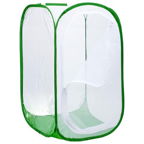 Schmetterling Käfig Ultra feines Netz Gehäuse Pop-up-Schmetterling Lebensraum Insekten Barriere Pflanzenzelt für Gemüse Obst Blumen Sämling von CGTQROVR