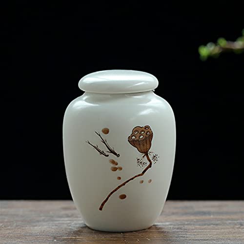 CHAKEUZND Mini-Haustierurnen, Keramikurne for Haustiere, klein, Mehrfarbig(9 Lotus Root) von CHAKEUZND