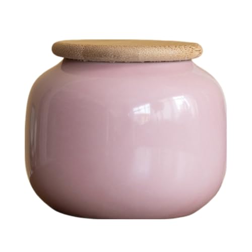 CHAKEUZND Mini-Haustierurnen, Mehrfarbige Keramikurnen dienen als Andenken an die menschliche Asche(Pink) von CHAKEUZND
