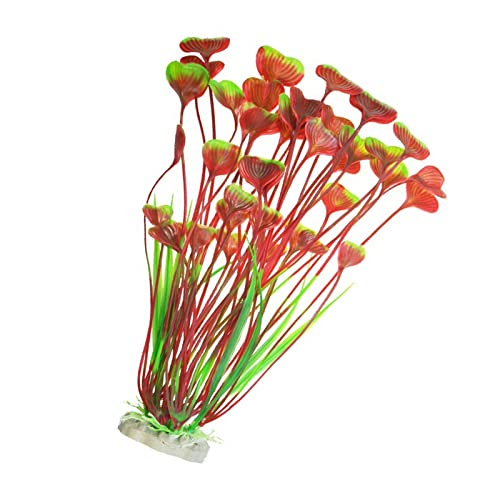 ＣＨＡＭＥＥＮ 2 Stück künstliche Plastik Teichpflanzen Aquarium Pflanzen Dekoration Aquascape Rosa von ＣＨＡＭＥＥＮ