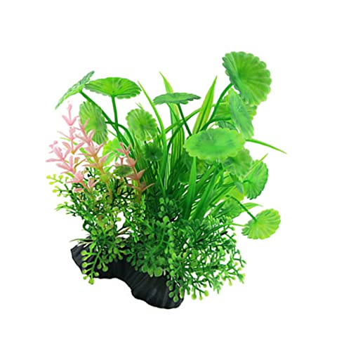 ＣＨＡＭＥＥＮ 2 Stück künstliche Wasserpflanzen Kunststoff Dekoration Aquarium Pflanzen Aquarium Dekoration von ＣＨＡＭＥＥＮ