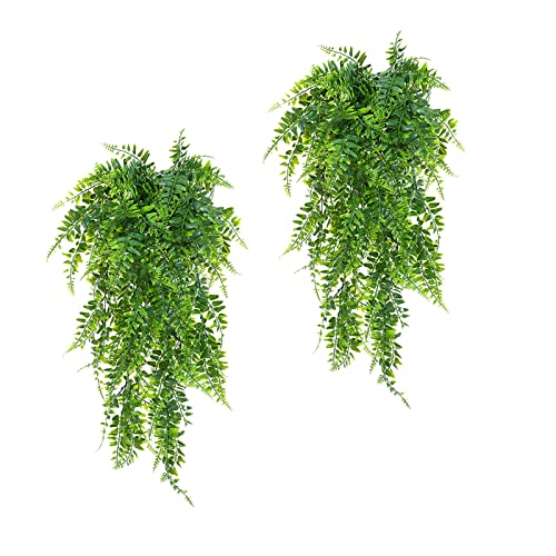 ＣＨＡＭＥＥＮ 2 Stück künstliche hängende Pflanzen Kunststoff Pflanze Dekoration für Bartagame Eidechse Gecko von ＣＨＡＭＥＥＮ