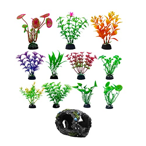 ＣＨＡＭＥＥＮ 20 Stück künstliche Aquarienpflanzen Aquarium Kunststoff Dekoration Aquarium Pflanzen von ＣＨＡＭＥＥＮ