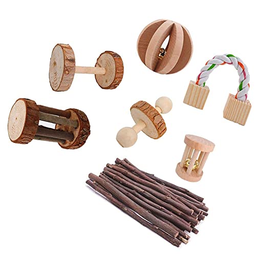 CHAMEEN 7 Stück Kauspielzeug Hamster Spielzeug Einrad Rollrad Zahnpflege Beißspielzeug Hamsterzubehör CHAMEEN 7 Stück Kauspielzeug Hamster Spielzeug Einrad Rollrad Zahnpflege Beißspielzeug Hamsterzubehör von CHAMEEN
