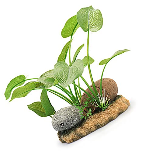 ＣＨＡＭＥＥＮ Aquarium Plastikpflanze Felsen Wasserpflanze künstliche Pflanze Simulation Felsen Wasserpflanze Aquarium Dekoration von ＣＨＡＭＥＥＮ